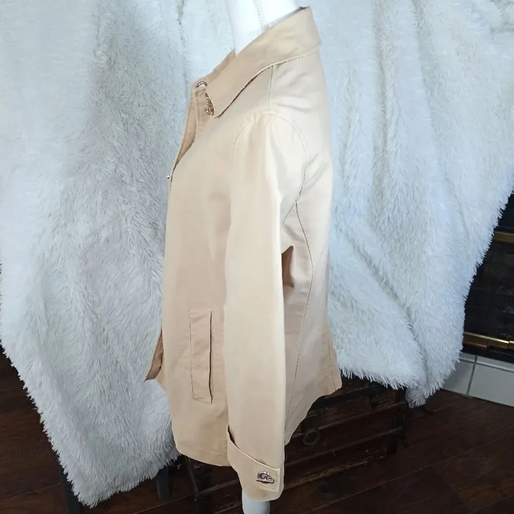 GEORGE BEIGE JACKET SZ.L GUC